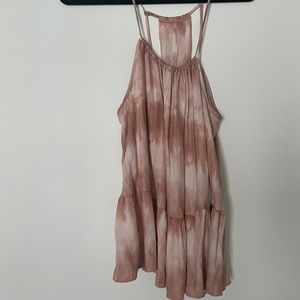 NWT Urban Romantics Pink Tie Die Tank